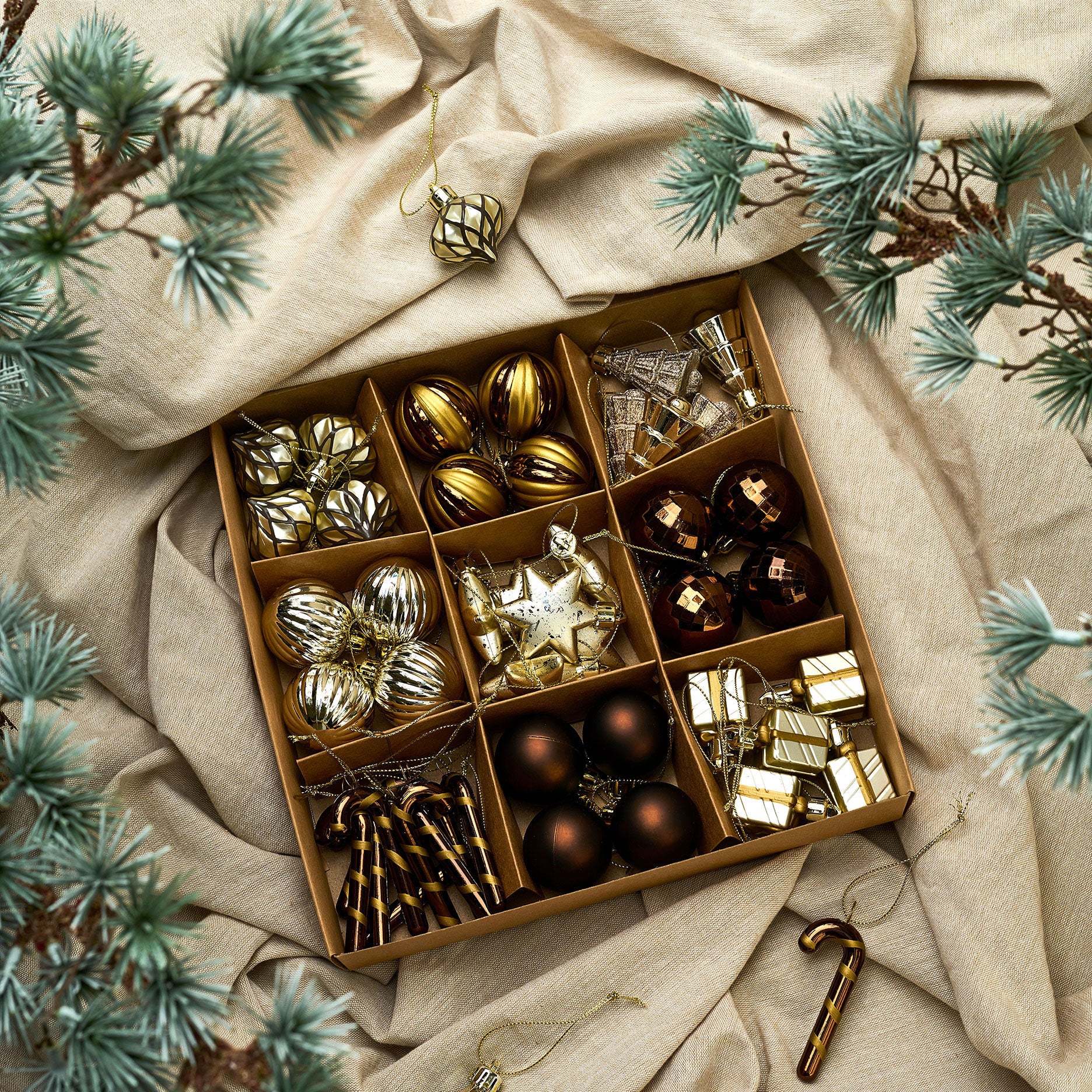 Weihnachtskugeln 48 Stk